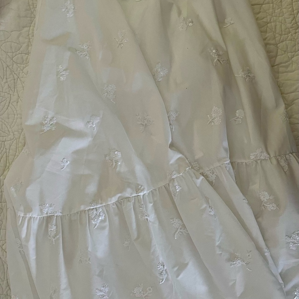 NWT Maje white sequined maxi skirt - Picture 11 of 16
